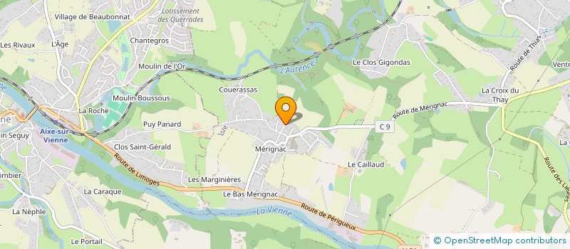 localisation de l'entreprise SAS RFE ENERGIE à ISLE