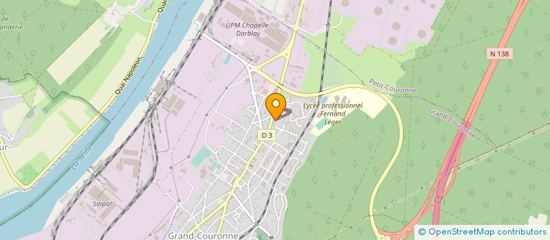 localisation de l'entreprise SAS RFK  GRAND-COURONNE