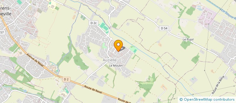 localisation de l'entreprise SAS RGC  AUZIELLE