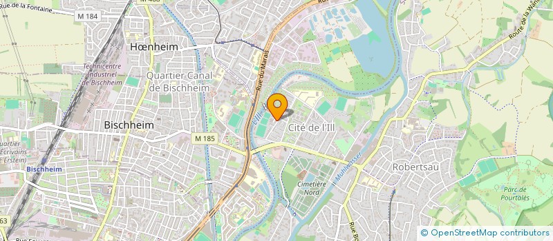 localisation de l'entreprise SAS RH PLATRERIE à STRASBOURG