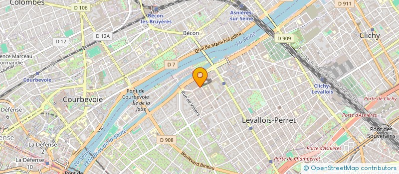 localisation de l'entreprise SAS RIBEIRO J. à LEVALLOIS-PERRET