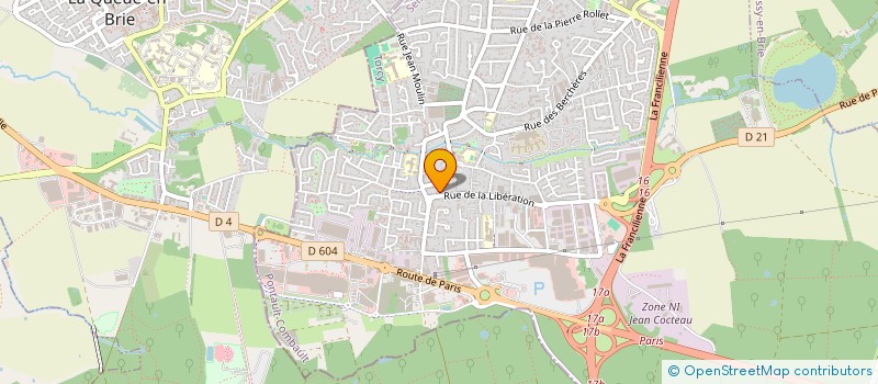 localisation de l'entreprise SAS RIBEIRO SYLVESTRE à PONTAULT-COMBAULT