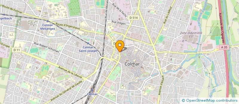 localisation de l'entreprise SAS RIBOULET à COLMAR