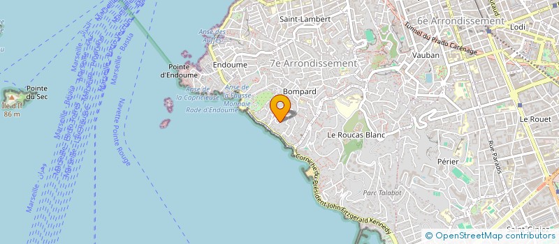 localisation de l'entreprise SAS RICCI-CAGNOL à MARSEILLE