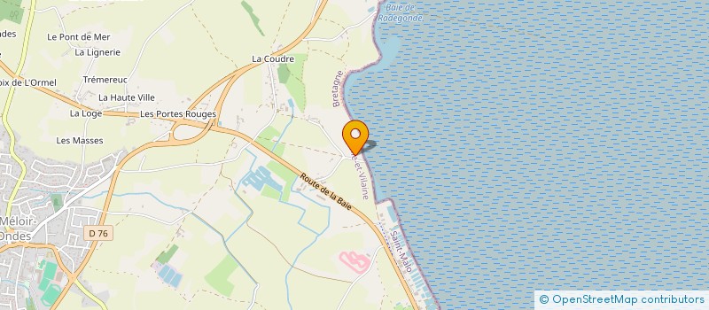 localisation de l'entreprise SAS RICHEUX  SAINT-MELOIR-DES-ONDES
