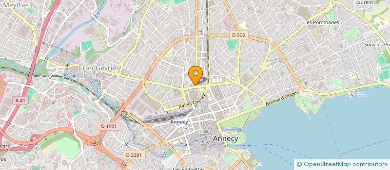 localisation de l'entreprise SAS RIDE & WINE EVENTS à ANNECY