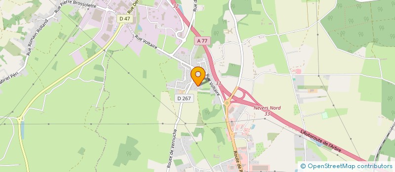 localisation de l'entreprise SAS RIFFAULT  VARENNES VAUZELLES