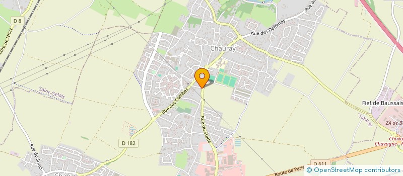 localisation de l'entreprise SAS RIGHT ANGLE  CHAURAY