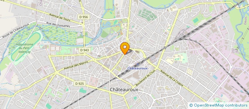 localisation de l'entreprise SAS RITA-DIFFUSION à CHATEAUROUX
