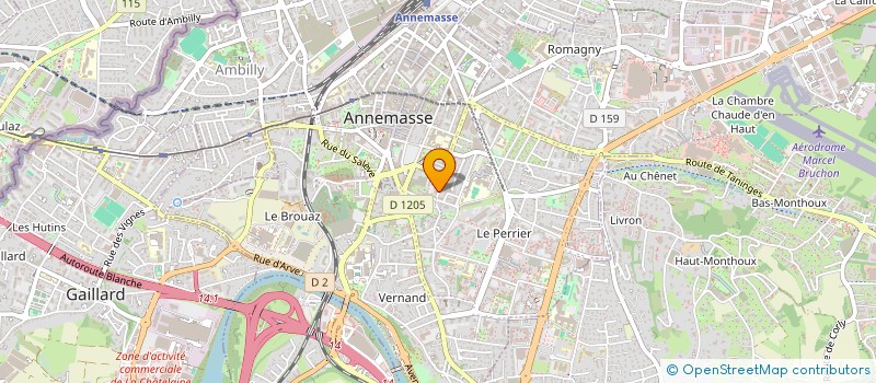 localisation de l'entreprise SAS RITZENTHALER à ANNEMASSE