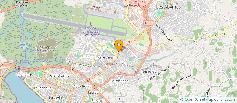 localisation de l'entreprise SAS RJ GRILL à LES ABYMES