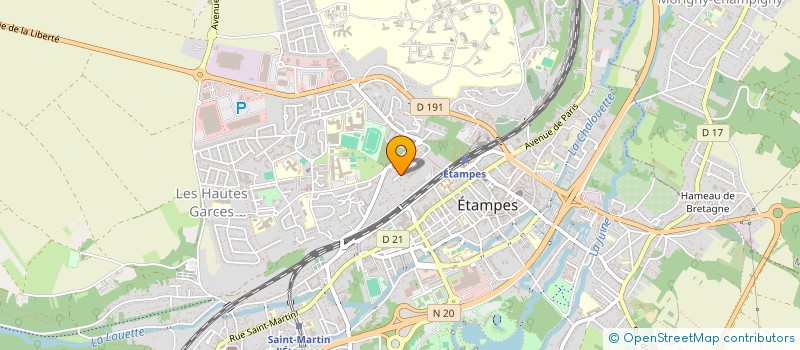 localisation de l'entreprise SAS RJA BATIMENT à ETAMPES
