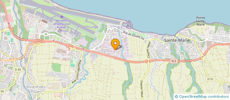 localisation de l'entreprise SAS RM DISTRIBUTION  SAINTE-MARIE