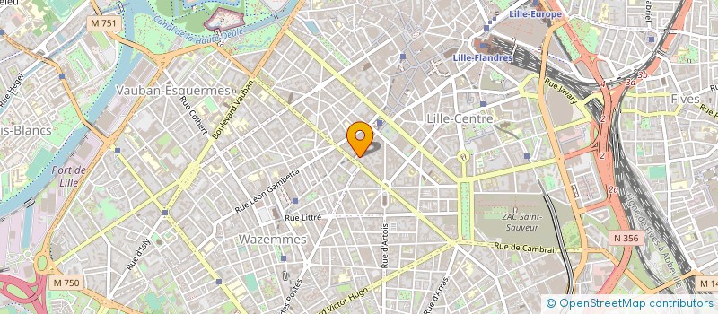 localisation de l'entreprise SAS RMBJV à LILLE