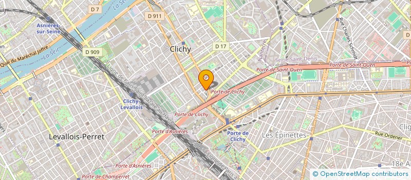 localisation de l'entreprise SAS RN & CO à CLICHY
