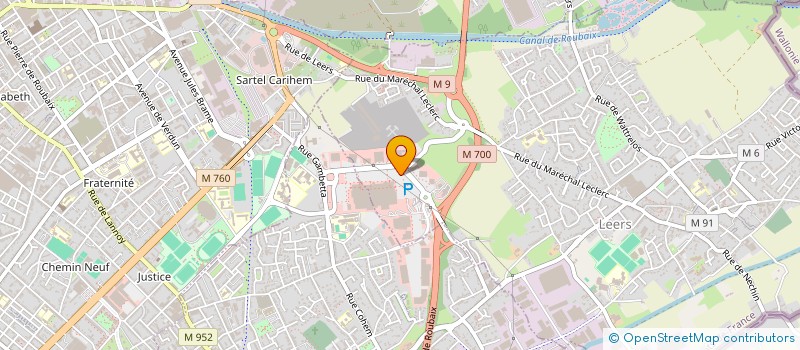 localisation de l'entreprise SAS ROBEKE  LEERS