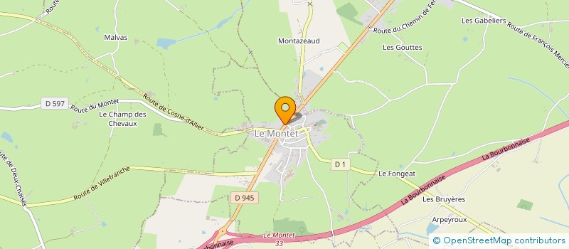 localisation de l'entreprise SAS ROBIN  TRONGET