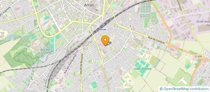 localisation de l'entreprise SAS ROC RENOV à ARRAS