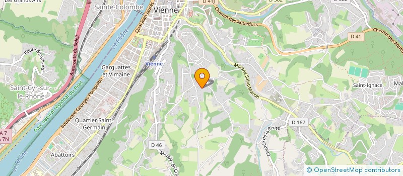 localisation de l'entreprise SAS RODA à VIENNE