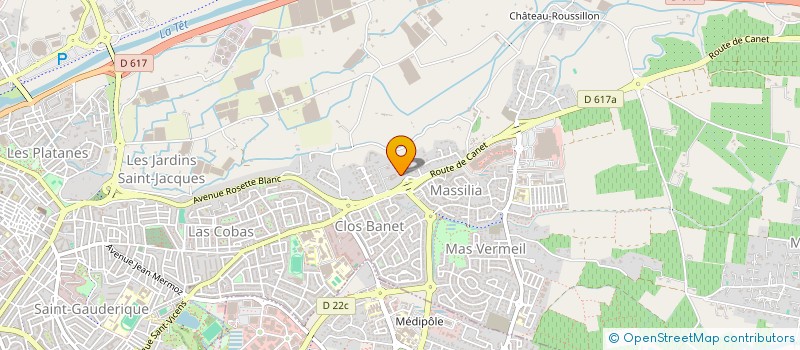 localisation de l'entreprise SAS RODOLPHE à PERPIGNAN