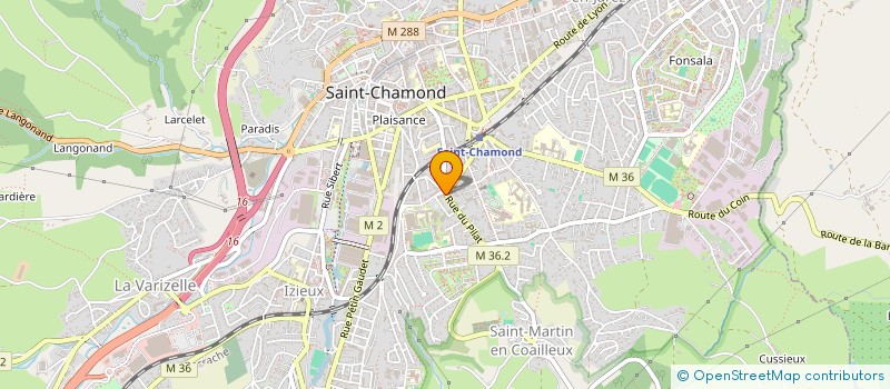 localisation de l'entreprise SAS RODRIGUE à SAINT-CHAMOND