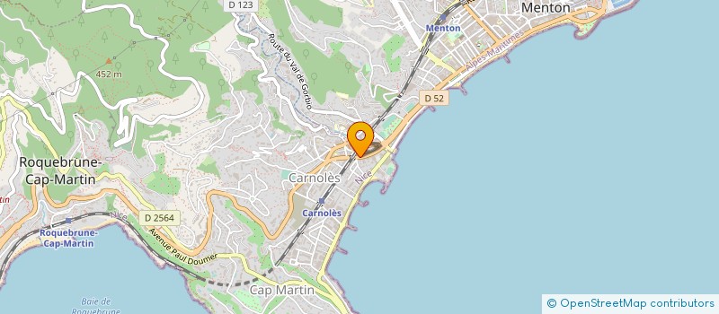 localisation de l'entreprise SAS ROGER DEPANNAGE RIBOLINI à ROQUEBRUNE-CAP-MARTIN