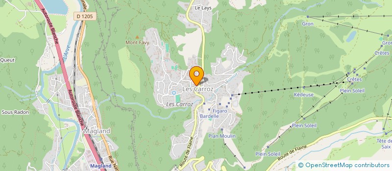 localisation de l'entreprise SAS ROLGA POINTE NOIRE à ARACHES-LA-FRASSE