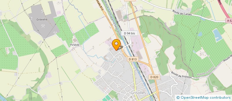 localisation de l'entreprise SAS ROMANZIN  GRISOLLES