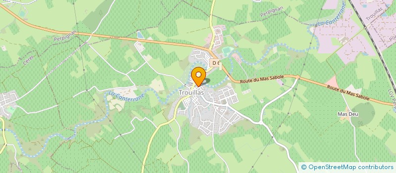 localisation de l'entreprise SAS ROMEO  TROUILLAS