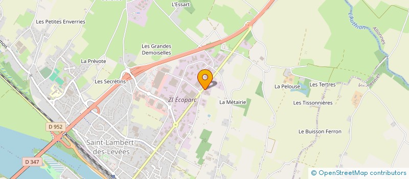 localisation de l'entreprise SAS ROMERO  SAUMUR