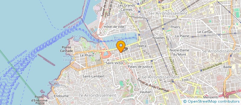 localisation de l'entreprise SAS ROMEROLAND à MARSEILLE