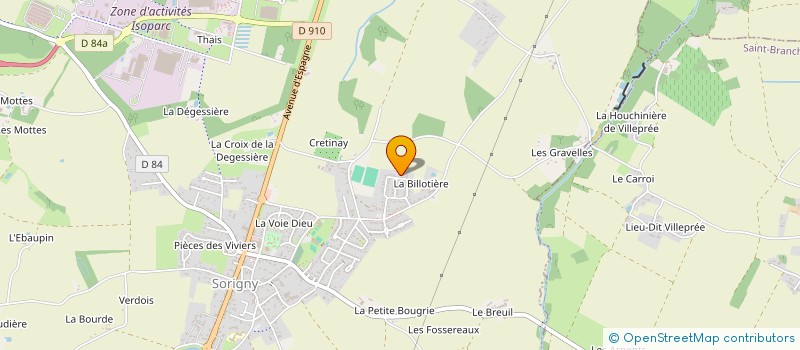 localisation de l'entreprise SAS ROMILY  SORIGNY