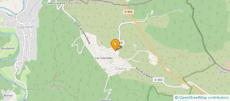 localisation de l'entreprise SAS RONLYS  COURRY