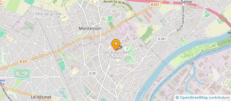 localisation de l'entreprise SAS ROQUET  CHATOU