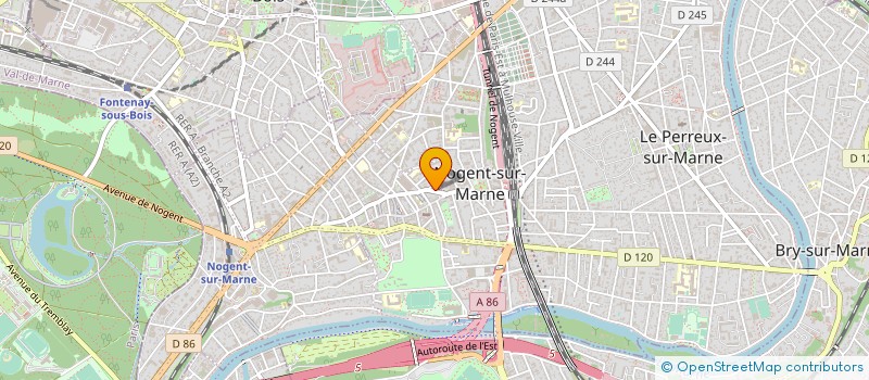 localisation de l'entreprise SAS ROSALIE à NOGENT-SUR-MARNE