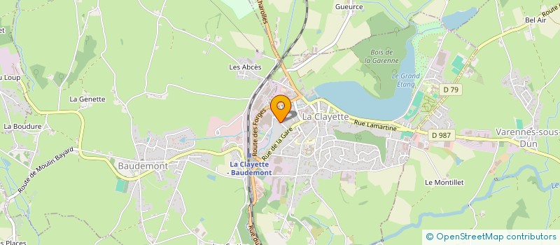 localisation de l'entreprise SAS ROTAT CHARCOSSET à LA CLAYETTE