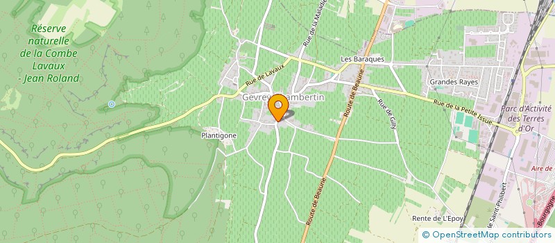 localisation de l'entreprise SAS ROTISSERIE DU CHAMBERTIN  GEVREY-CHAMBERTIN