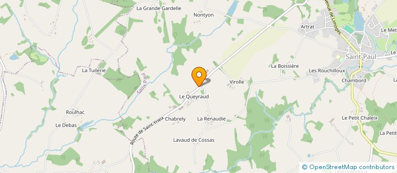 localisation de l'entreprise SAS ROUDAUD  SAINT-PAUL