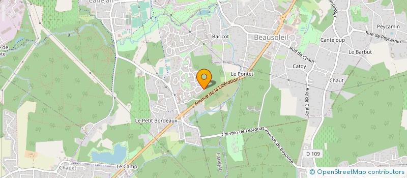 localisation de l'entreprise SAS ROUSSE  CANEJAN