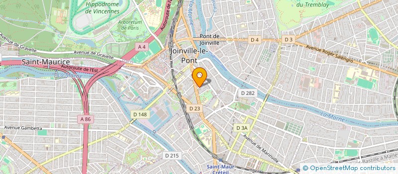 localisation de l'entreprise SAS ROUSSEAU à JOINVILLE-LE-PONT