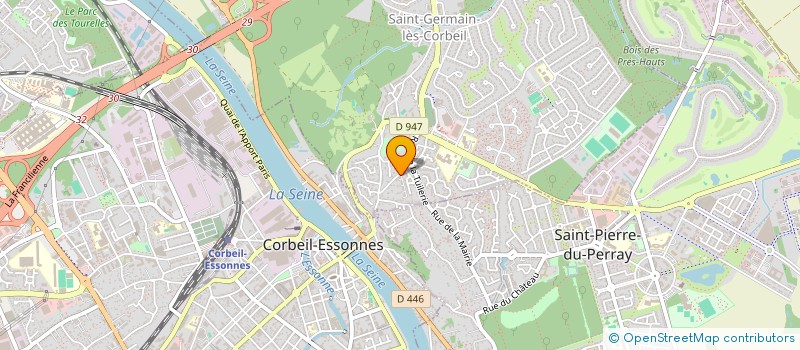 localisation de l'entreprise SAS ROVILLON & CIE  SAINT-GERMAIN-LES-CORBEIL