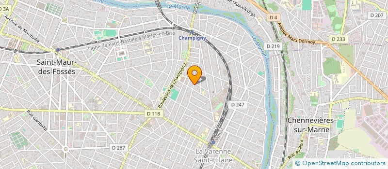 localisation de l'entreprise SAS ROXANE PELATAN à SAINT-MAUR-DES-FOSSES