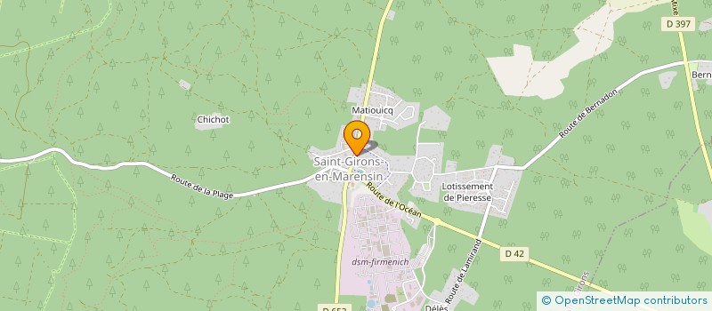 localisation de l'entreprise SAS ROY  VIELLE-SAINT-GIRONS