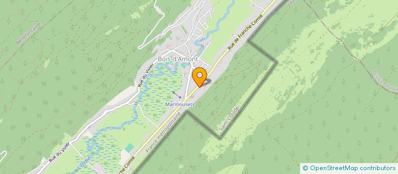 localisation de l'entreprise SAS ROYDOR à BOIS-D'AMONT