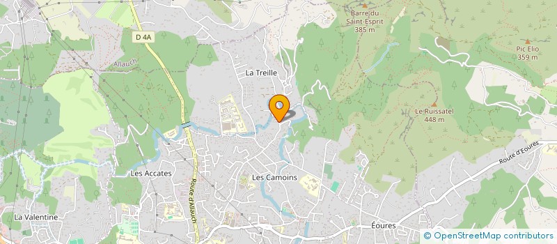 localisation de l'entreprise SAS RP  MARSEILLE