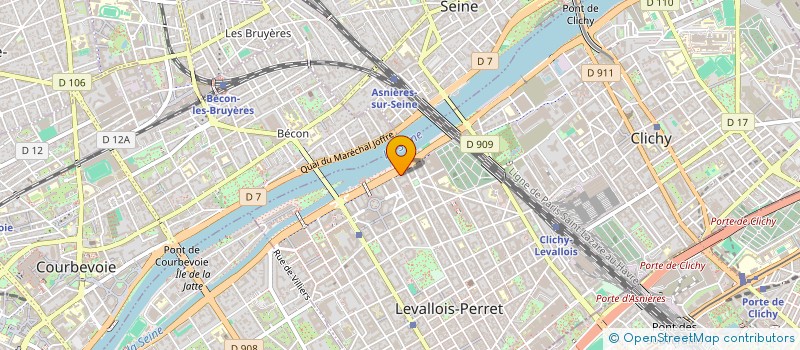 localisation de l'entreprise SAS RS BORDEAUX LES DUCS D'AQUITAINE à LEVALLOIS-PERRET
