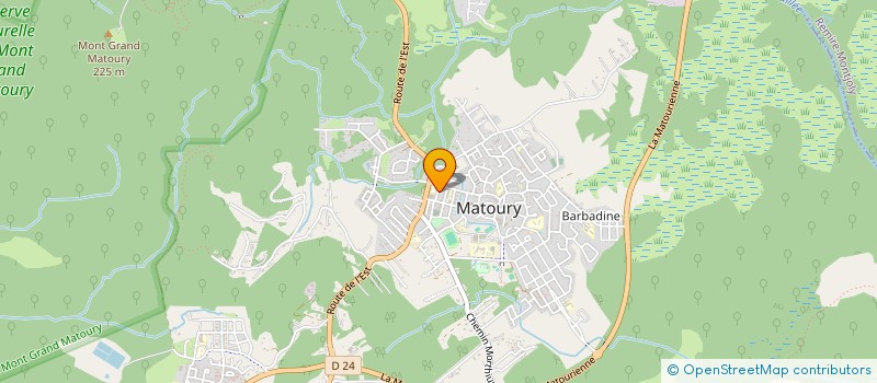 localisation de l'entreprise SAS RSGTP BTP à MATOURY