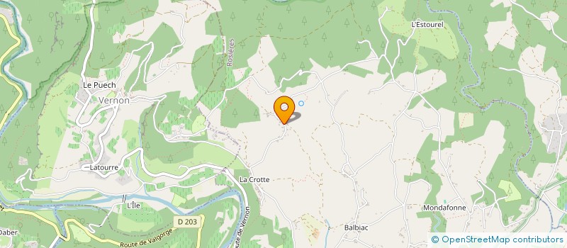 localisation de l'entreprise SAS RSH  RIBES