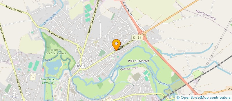 localisation de l'entreprise SAS RSK à MONTIERCHAUME