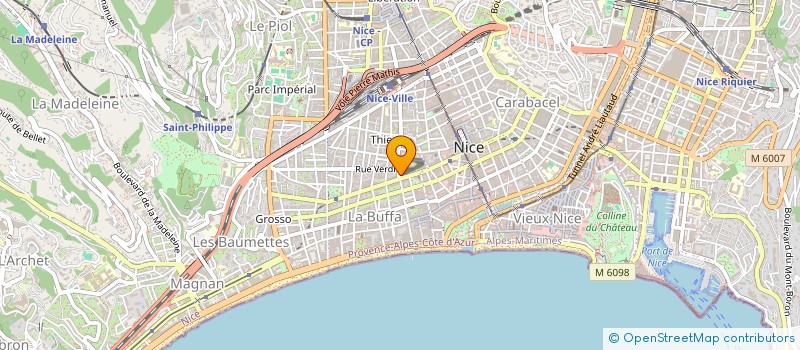 localisation de l'entreprise SAS RTG à NICE